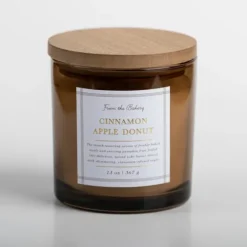 Cinnamon Apple Donut Triple Wick Jar Candle-Kirkland's Home Best