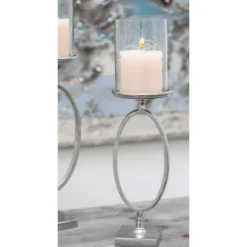 Circular Center Hurricane Candle Holder-Kirkland's Home New
