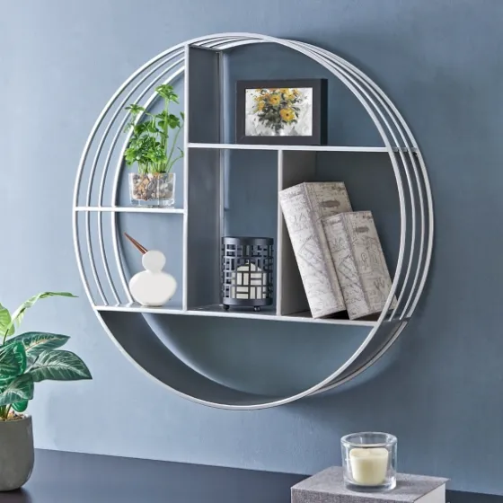 Circular Open Sides Floating Shelf-Kirkland's Home Cheap
