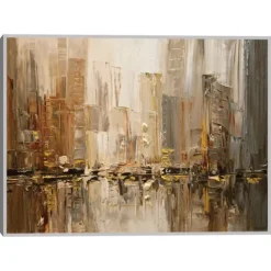 City Rush 5 Framed Canvas Art Print-Kirkland's Home Best