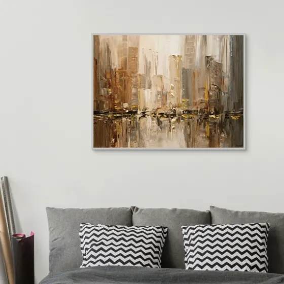 City Rush 5 Framed Canvas Art Print-Kirkland's Home Best