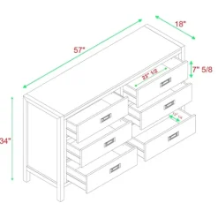 Classic 6-Drawer Dresser-Kirkland's Home Store