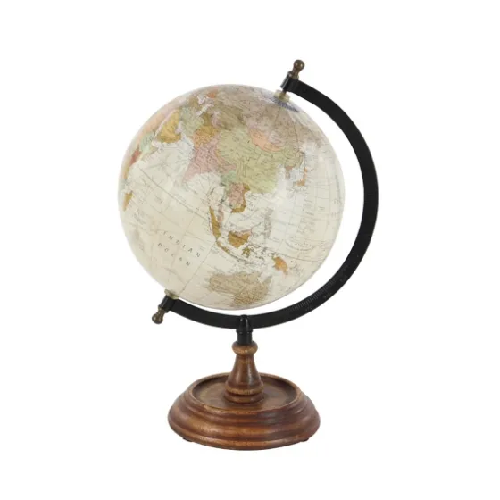 Classic Ivory Mango Wood Base Globe-Kirkland's Home Flash Sale