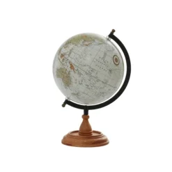 Classic Ivory Mango Wood Base Globe-Kirkland's Home Flash Sale