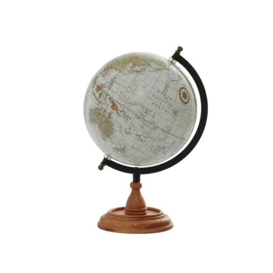 Classic Ivory Mango Wood Base Globe-Kirkland's Home Flash Sale