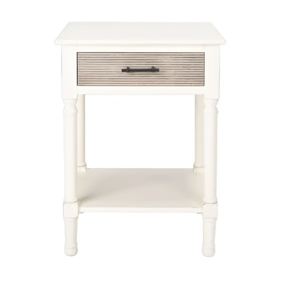Classic Ribbed Drawer Accent Table-Kirkland's Home Flash Sale