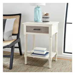 Classic Ribbed Drawer Accent Table-Kirkland's Home Flash Sale