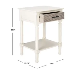 Classic Ribbed Drawer Accent Table-Kirkland's Home Flash Sale