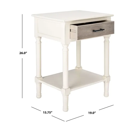 Classic Ribbed Drawer Accent Table-Kirkland's Home Flash Sale