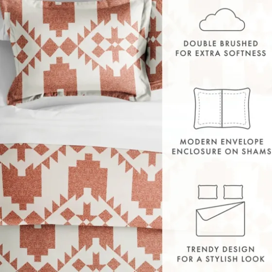 Clay Adobe Diamond 2-Pc. Twin Duvet Cover Set-Kirkland's Home Shop