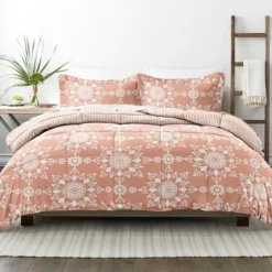 Clay Daisy Medallion King 3-Pc. Comforter Set-Kirkland's Home Sale
