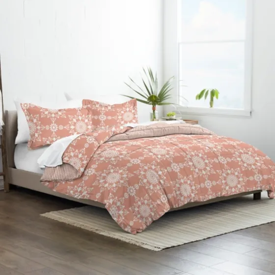 Clay Daisy Medallion Queen 3-Pc. Comforter Set-Kirkland's Home Best