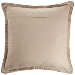 Clay Stitched Flange Velvet Throw Pillow-Kirkland's Home Sale