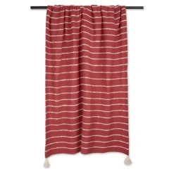 Clayoff Slub Stripe Decorative Throw-Kirkland's Home Best Sale
