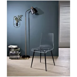Clear And Black Modern Dining Chairs, Set Of 2-Kirkland's Home Flash Sale