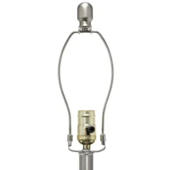 Clear Glass And Nickel Cylindrical Table Lamp-Kirkland's Home Online