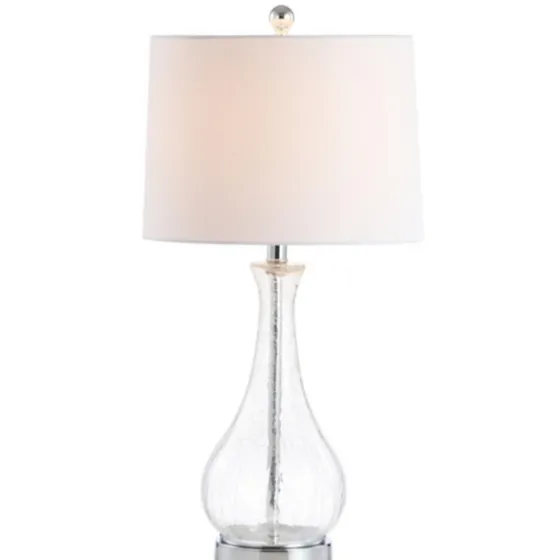 Clear Glass And Silver Metal Base Table Lamp-Kirkland's Home Best