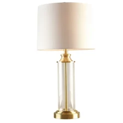 Clear Glass Base Gold Table Lamps, Set Of 2-Kirkland's Home Hot