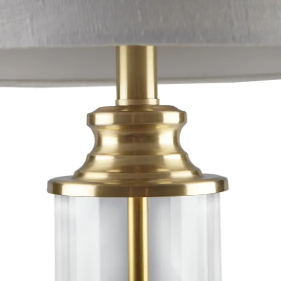 Clear Glass Base Gold Table Lamps, Set Of 2-Kirkland's Home Hot
