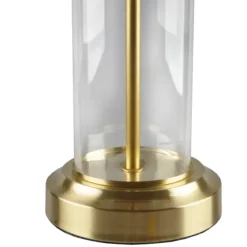 Clear Glass Base Gold Table Lamps, Set Of 2-Kirkland's Home Hot