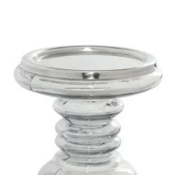Clear Glass Column Candle Holders, Set Of 2-Kirkland's Home Store