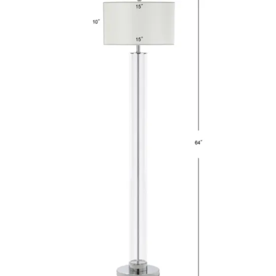 Clear Glass Demi Floor Lamp-Kirkland's Home Hot