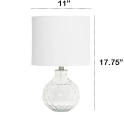 Clear Glass Honeycomb Table Lamp-Kirkland's Home Clearance