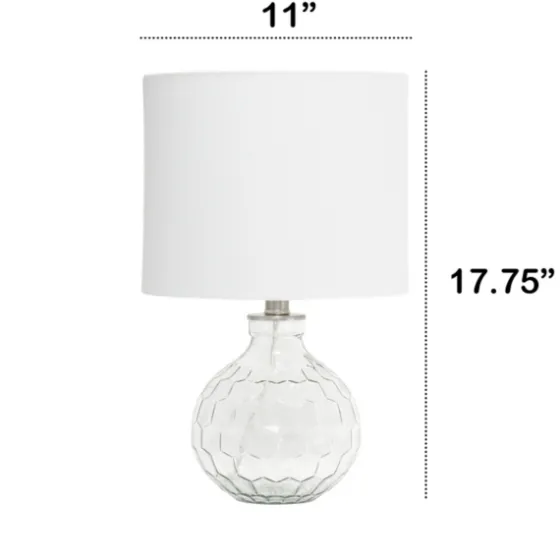 Clear Glass Honeycomb Table Lamp-Kirkland's Home Clearance