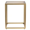 Clear Glass Top Metal Base Accent Table-Kirkland's Home Clearance