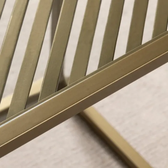 Clear Glass Top Metal Base Accent Table-Kirkland's Home Clearance