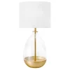 Clear Gold Dipped Glass Table Lamp-Kirkland's Home Outlet