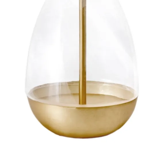 Clear Gold Dipped Glass Table Lamp-Kirkland's Home Outlet