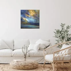 Coastal Clouds Print On Acrylic Glass-Kirkland's Home New