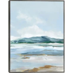 Coastal Mountains I Framed Canvas Art Print-Kirkland's Home Flash Sale