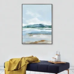 Coastal Mountains I Framed Canvas Art Print-Kirkland's Home Flash Sale