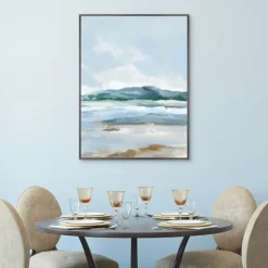 Coastal Mountains I Framed Canvas Art Print-Kirkland's Home Flash Sale