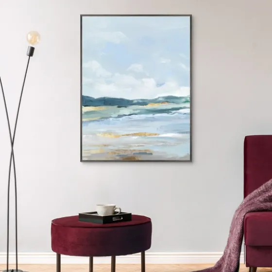 Coastal Mountains Ii Framed Canvas Art Print-Kirkland's Home Online