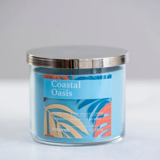 Coastal Oasis Triple Wick Jar Candle-Kirkland's Home Shop