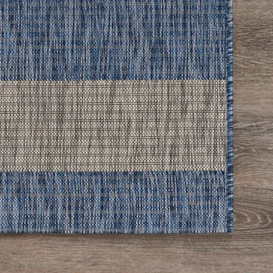 Coastal Stripes Outdoor Area Rug, 7X9-Kirkland's Home New