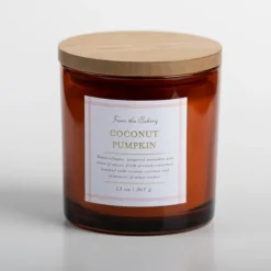 Coconut Pumpkin Triple Wick Jar Candle-Kirkland's Home New