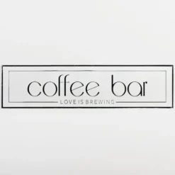 Coffee Bar Love Is Brewing Wall Plaque-Kirkland's Home Shop