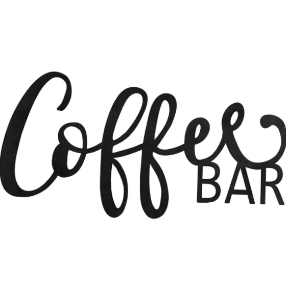 Coffee Bar Script Wall Plaque-Kirkland's Home Sale