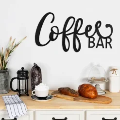 Coffee Bar Script Wall Plaque-Kirkland's Home Sale