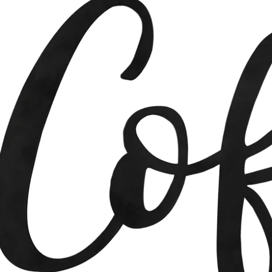 Coffee Bar Script Wall Plaque-Kirkland's Home Sale