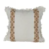 Coffee Brown Textured Stripe Throw Pillow-Kirkland's Home Discount