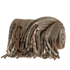 Coffee Hand Loomed Throw With Tassels-Kirkland's Home Hot