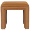 Cognac Leather Arch Ottoman-Kirkland's Home Hot