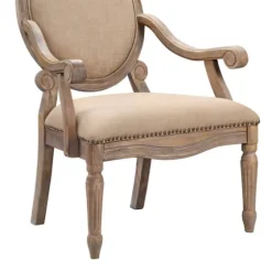 Coley Beige Linen Armchair-Kirkland's Home New