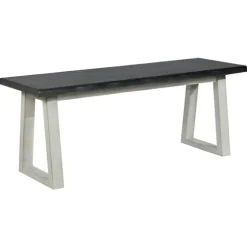 Collins And White Two-Tone Wood Bench-Kirkland's Home Best