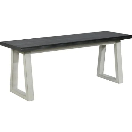Collins And White Two-Tone Wood Bench-Kirkland's Home Best